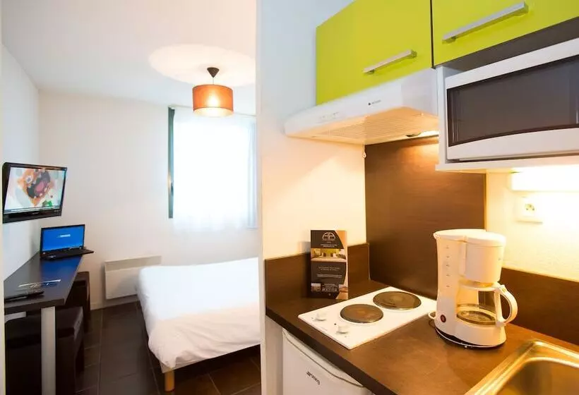 ダブルベッドのスタンダードスタジオ, All Suites Bordeaux Lac  Parc Des Expositions