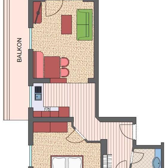 דירת חדר, Alpenjuwel Rohnenspitze