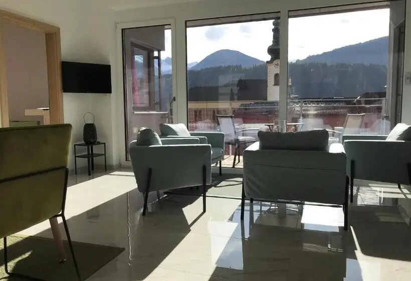 景色の見える一ベッドルームアパートメント, Posthof Apart . Zimmer