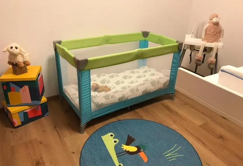 景色の見える一ベッドルームアパートメント, Posthof Apart . Zimmer