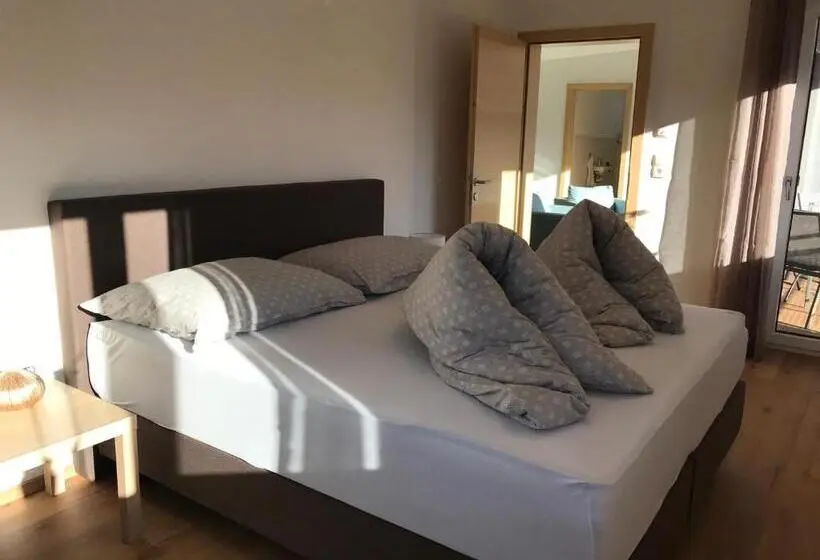 景色の見える一ベッドルームアパートメント, Posthof Apart . Zimmer