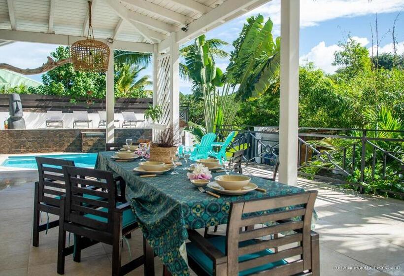 ویلای یک اتاق خوابه با استخر شنا, Villa « Fleur De Pirate »