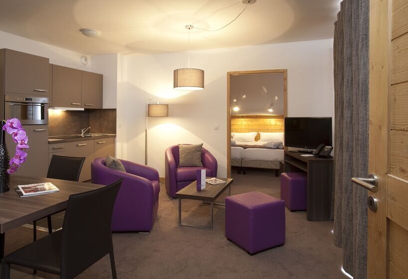 Апартаменты 3 Спальни, Résidence Le Chalet Du Mont Vallon