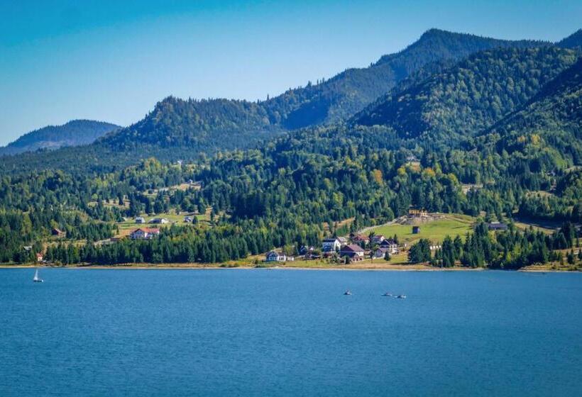 带1个卧室的高档别墅, Aqualina Colibita   Pe Malul Lacului