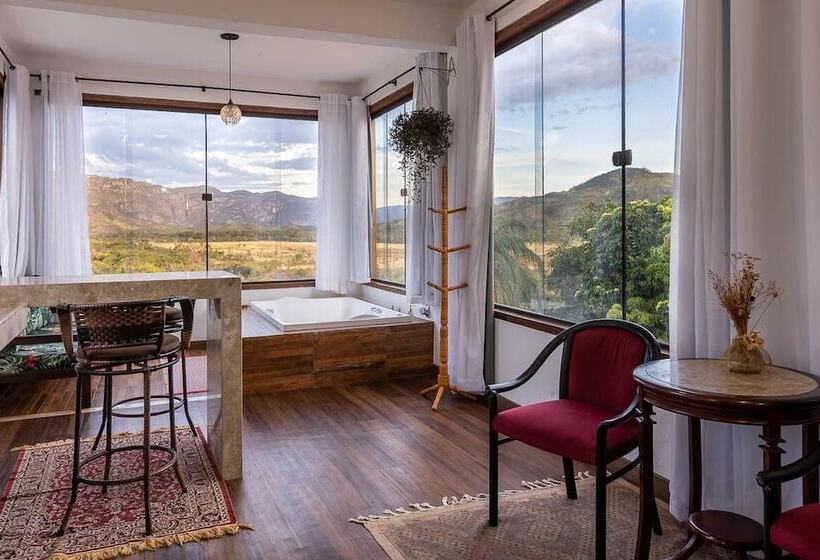 标准间带双人床, Pousada Belvedere Da Serra