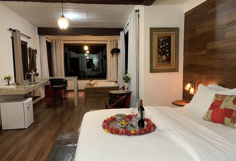 标准间带双人床, Pousada Belvedere Da Serra