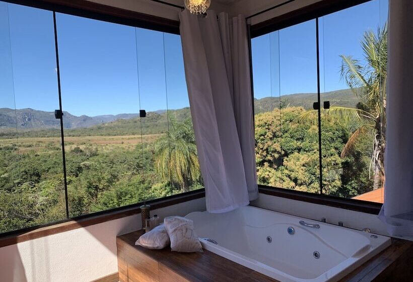 标准间带双人床, Pousada Belvedere Da Serra