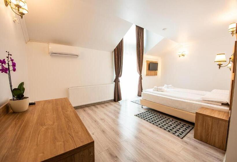 Стандартный Номер Кровать Кинг, Pensiunea Carul Cu Flori