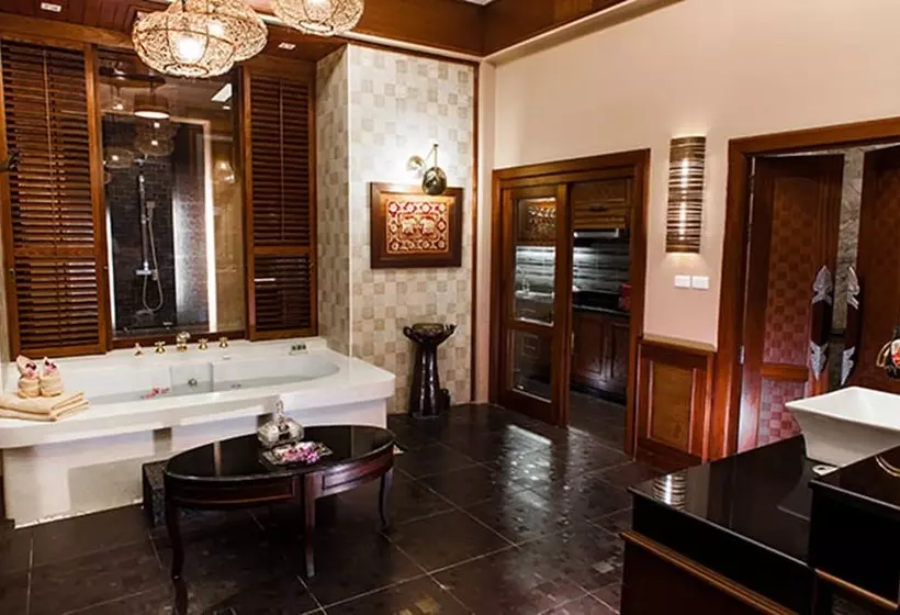 Villa 1 Makuuhuone Puutarhanäkymä, Ammatara Pura Pool Villa