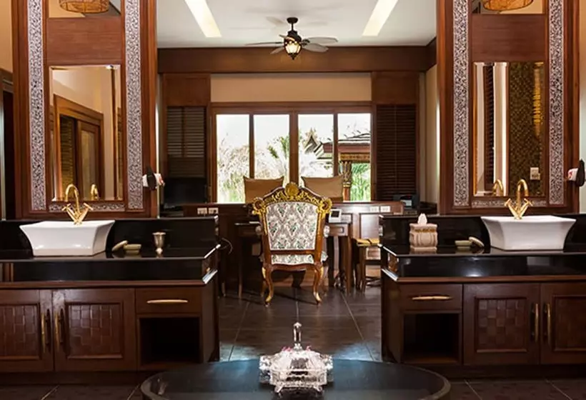 Villa 1 Makuuhuone Puutarhanäkymä, Ammatara Pura Pool Villa