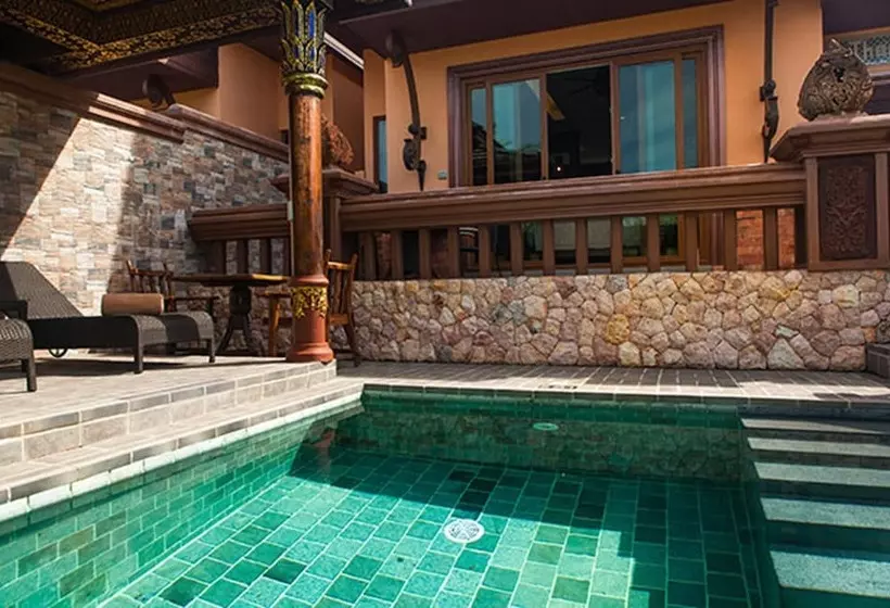 Villa 1 Makuuhuone Puutarhanäkymä, Ammatara Pura Pool Villa