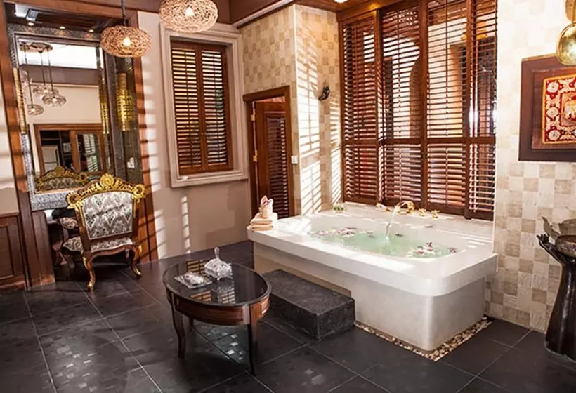 Villa 1 Makuuhuone Puutarhanäkymä, Ammatara Pura Pool Villa
