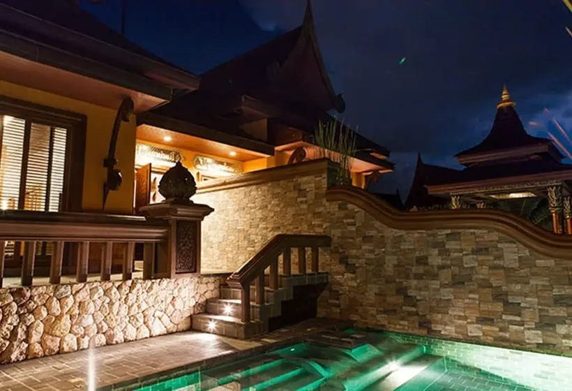 Villa 1 Makuuhuone Puutarhanäkymä, Ammatara Pura Pool Villa