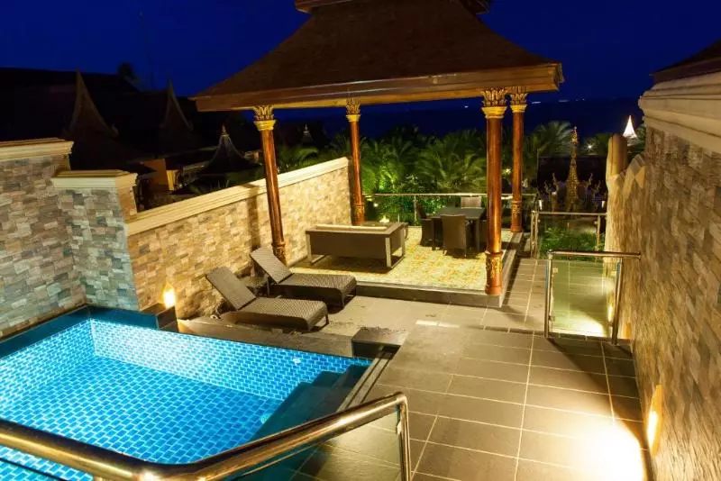 Villa 1 Makuuhuone Merinäkymä, Ammatara Pura Pool Villa