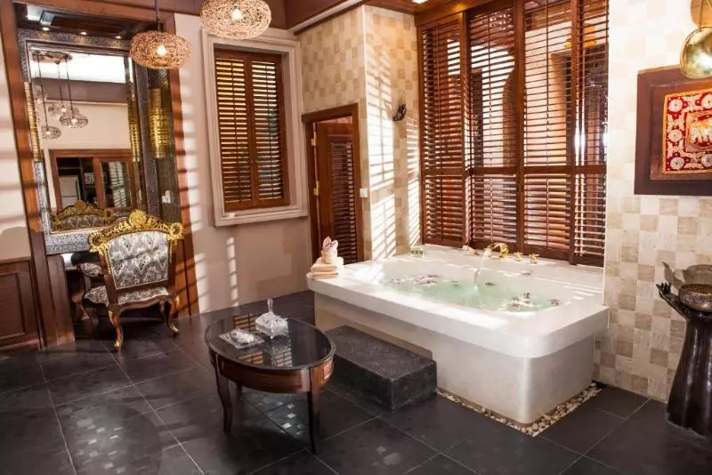 Villa 1 Makuuhuone Puutarhanäkymä, Ammatara Pura Pool Villa