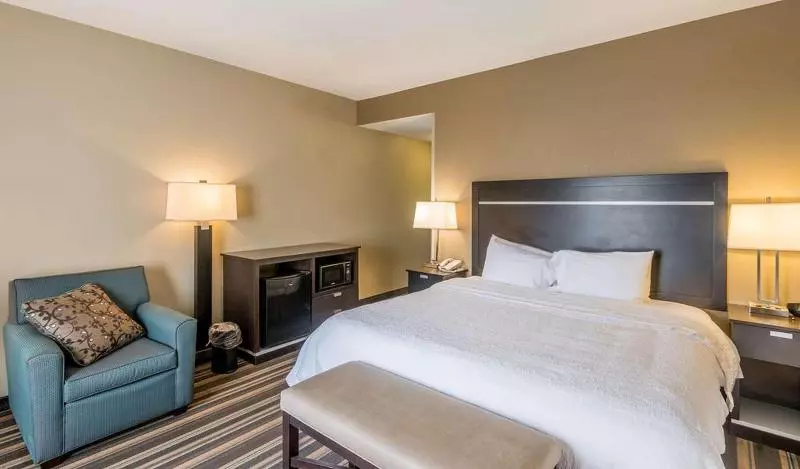 キングサイズベッドのスタンダードルーム, Hampton Inn New Albany