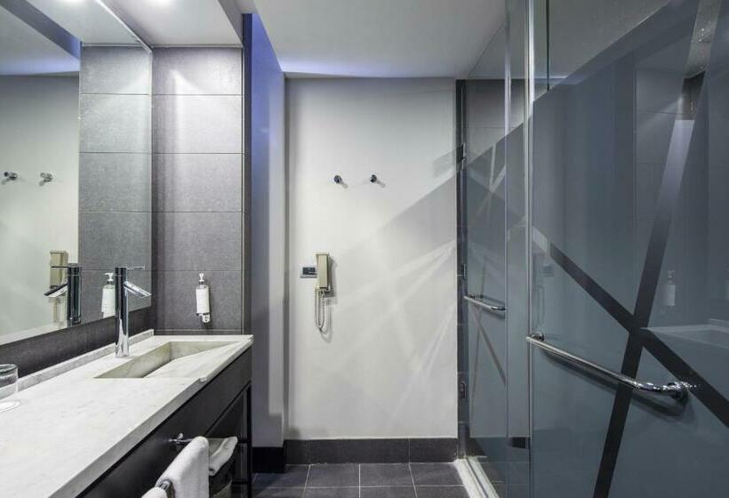 带大床的标准间, Wyndham Santiago Pettra