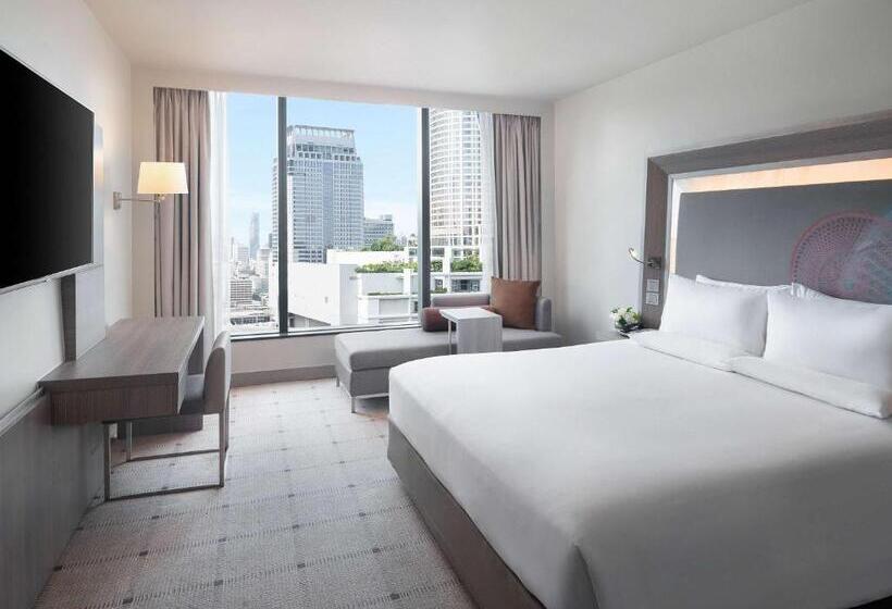 キングサイズベッドのエクゼクティブルーム, Novotel Bangkok Platinum Pratunam
