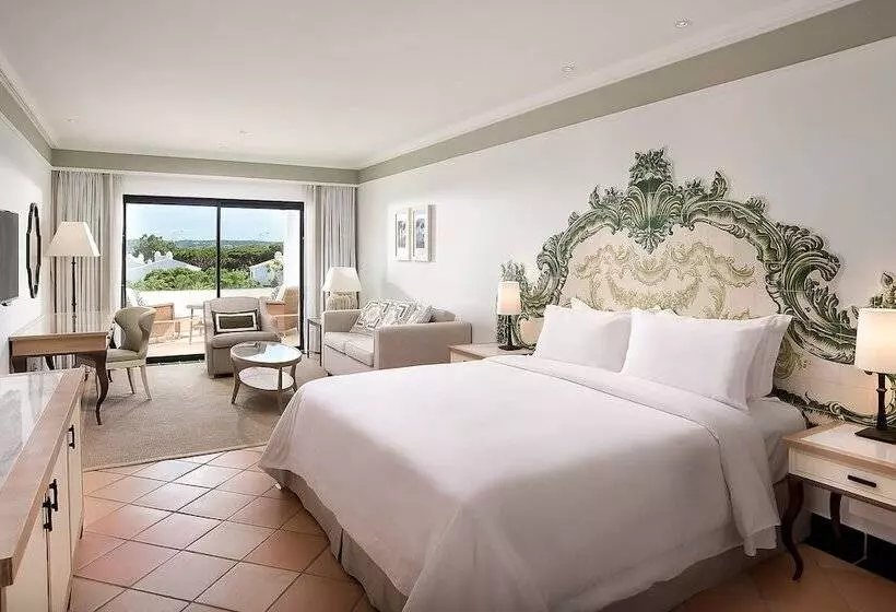オーシャンビューデラックスルームバルコニー付き, Pine Cliffs Hotel, A Luxury Collection Resort