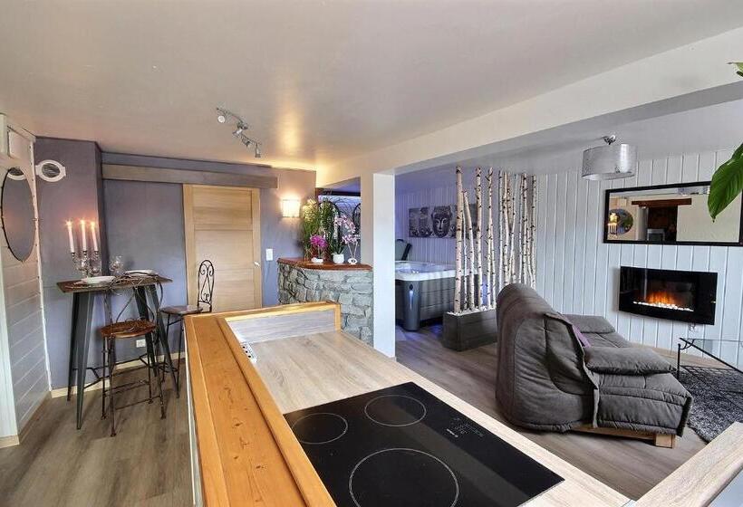 Номер Стандарт с Гидромассажем, Spa Et Romance à Molliebon