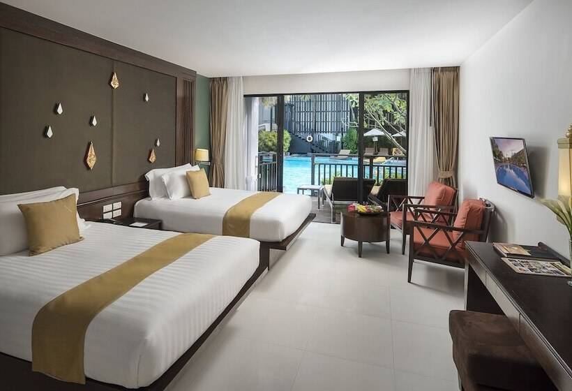 プールの見えるデラックスルーム, Centara Anda Dhevi Resort And Spa   Sha Plus