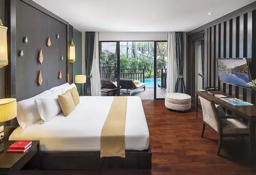 プールの見えるデラックスルーム, Centara Anda Dhevi Resort And Spa   Sha Plus