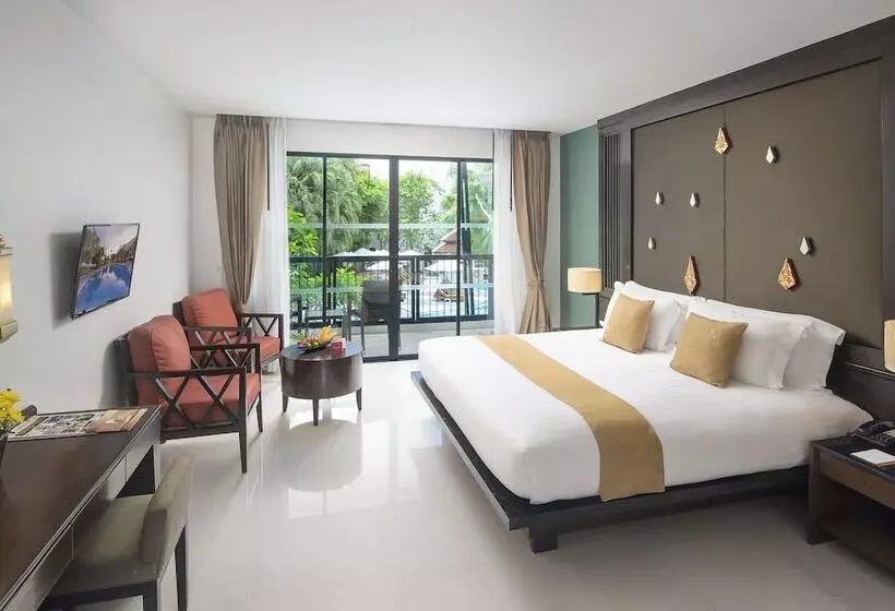 プールの見えるデラックスルーム, Centara Anda Dhevi Resort And Spa   Sha Plus