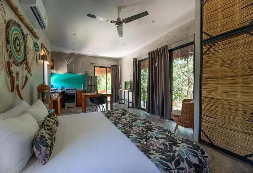 テラス付き１ベッドルームアパートメント, Trece Lunas Tulum   Enchanted Resort