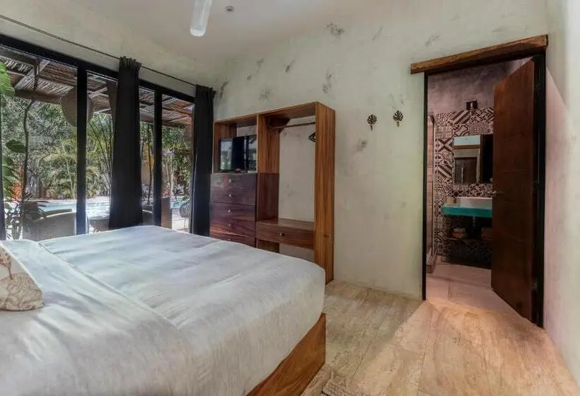 プールの見える１ベッドルームアパートメント, Trece Lunas Tulum   Enchanted Resort