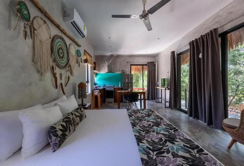テラス付き１ベッドルームアパートメント, Trece Lunas Tulum   Enchanted Resort