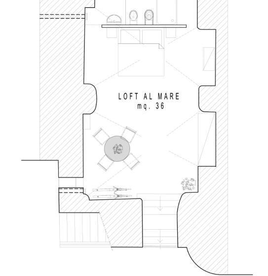 带海景的标准房, Loft Al Mare