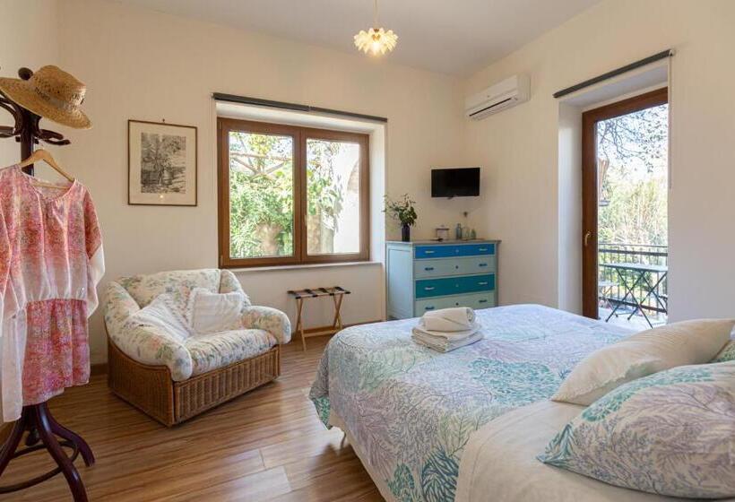 חדר דלוקס עם מרפסת, Villa La Quercia