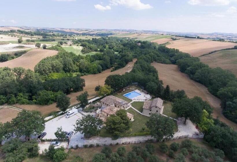 キングサイズベッドのデラックスルーム, Borgopratole Countryhouse