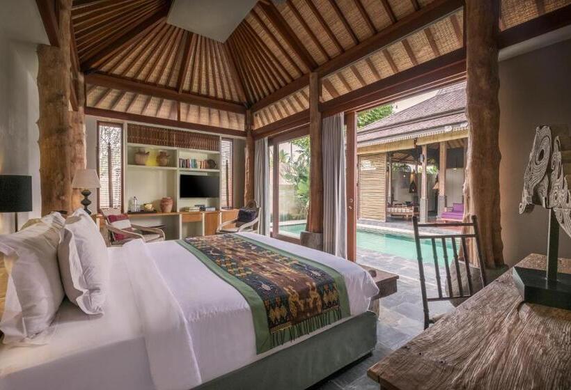 2침실 아파트 풀장구비, The Purist Villas & Spa Ubud