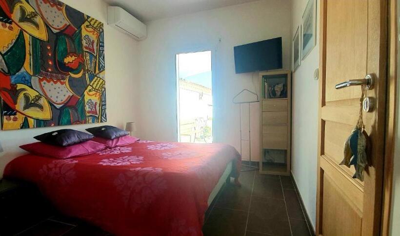 غرفة قياسية مطلّة علي البحيرة, Chambre à Bouzigues Dans Villa Individuelle