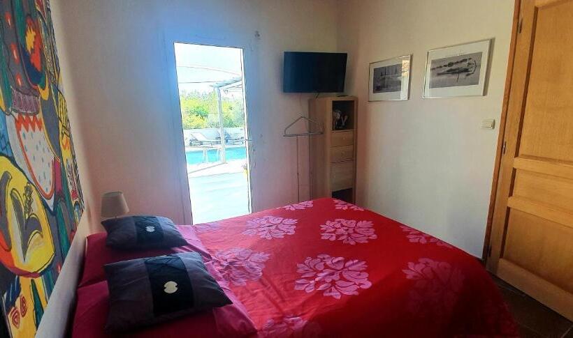 غرفة قياسية مطلّة علي البحيرة, Chambre à Bouzigues Dans Villa Individuelle