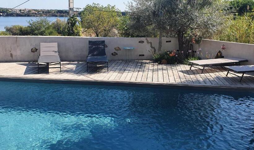 غرفة قياسية مطلّة علي البحيرة, Chambre à Bouzigues Dans Villa Individuelle