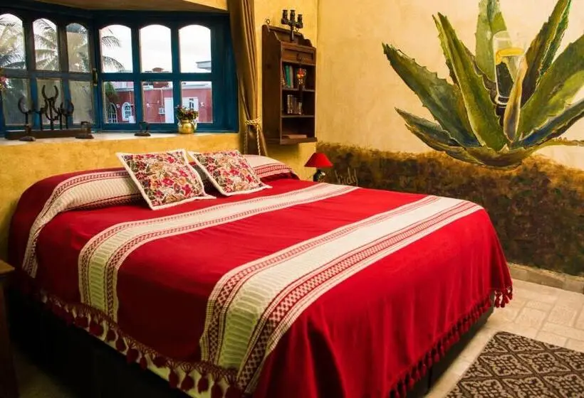 اتاق لوکس با تخت بزرگ, Hacienda Boutique B&b And Spa Solo Adultos