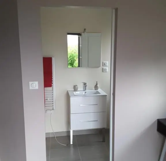 テラス付きスタンダードルーム, Villa Vi Lyon Est Chambres D Hôtes