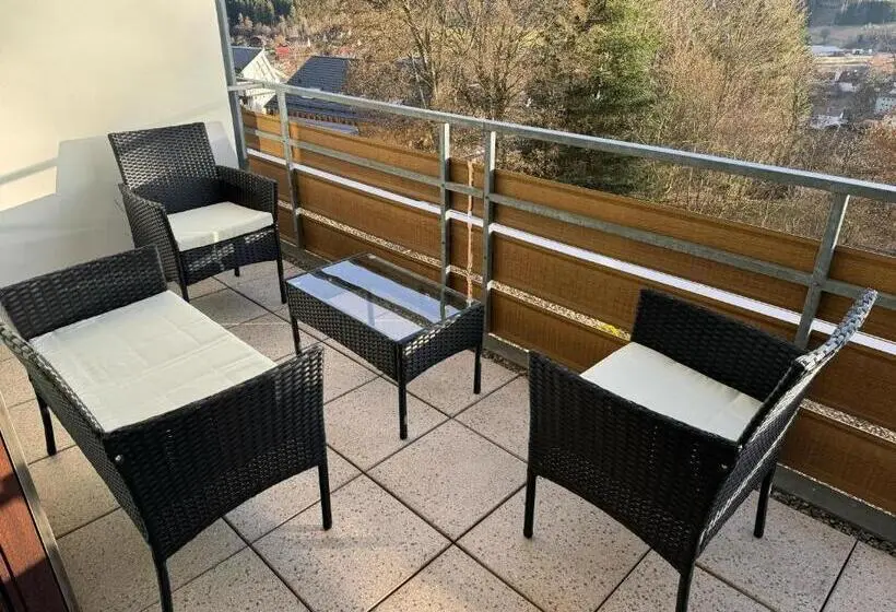 バルコニー付き１ベッドルームアパートメント, Landgasthof Ritter