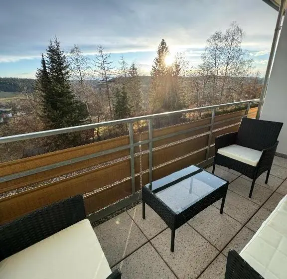 バルコニー付き１ベッドルームアパートメント, Landgasthof Ritter