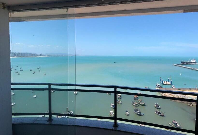 침실 1개 바다 전망 아파트, Flat Vista Completa Beira Mar