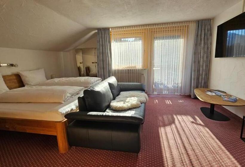 Апартаменты 1 Спальня с Видом, Berghof Mehlan