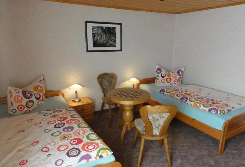 Standard room with outdoor bath, Pension Ute