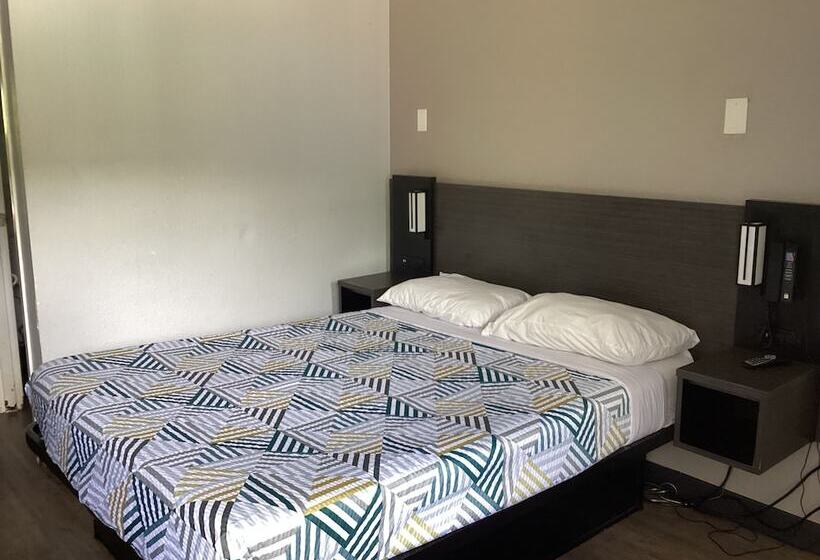 适合残疾人使用的标准间, Motel 6 Lantana West Palm Beach, Fl