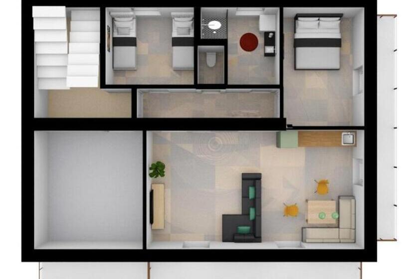 景色の見える一ベッドルームアパートメント, Haus Peter