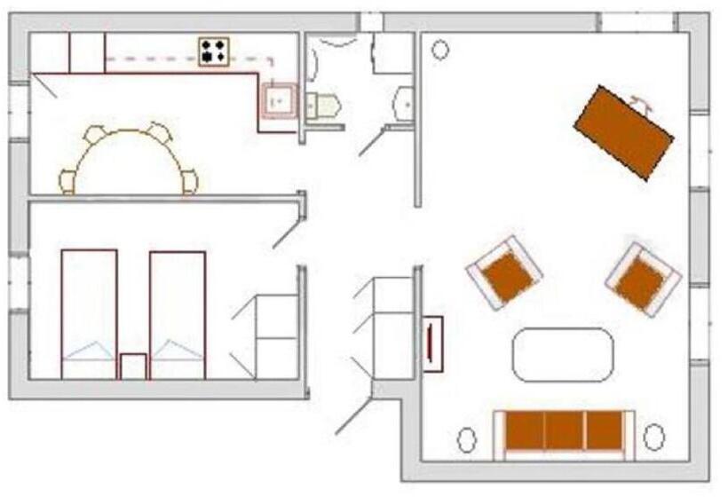 Апартаменты 1 Спальня, Bosmart Apartments
