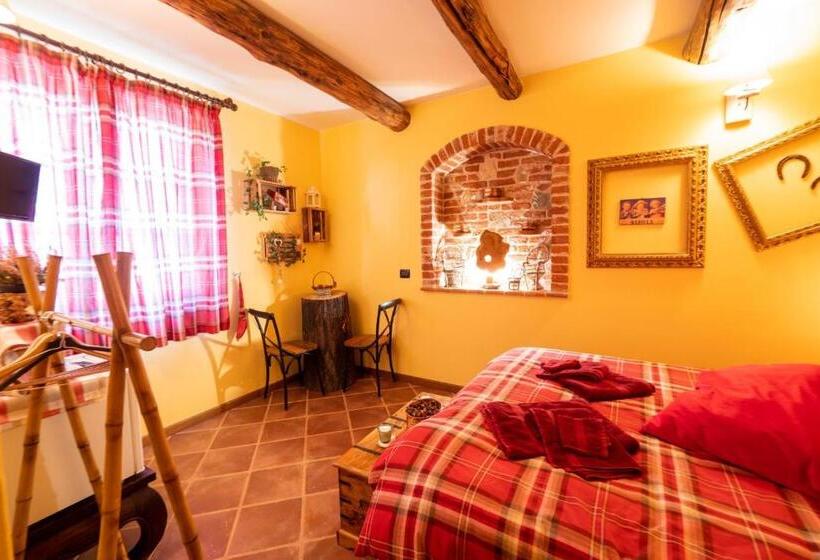 חדר דלוקס נוף לגינה, B&b Naturin   Cascina Colombaro