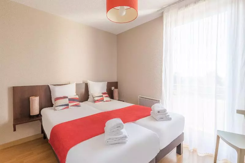 ２ベッドルームアパートメント, Appart City Confort Toulouse Aéroport Cornebarrieu