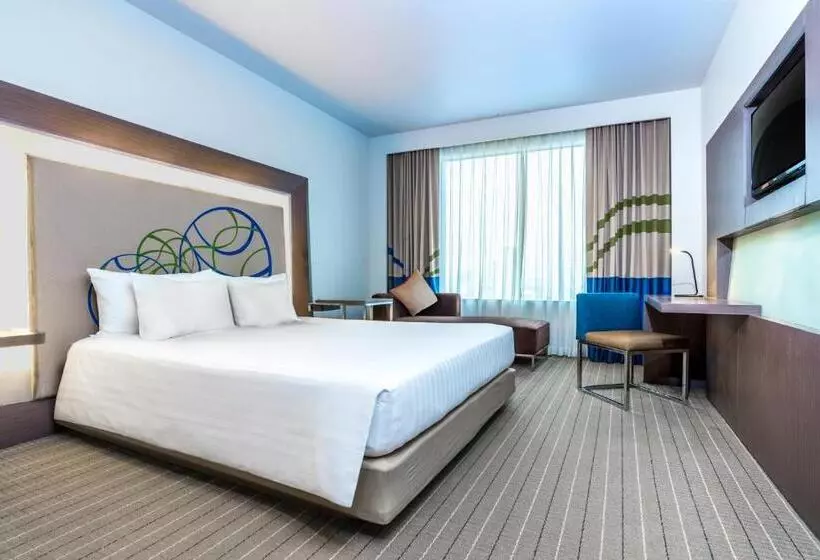 اتاق دلوکس با تخت کینگ و چشم‌انداز شهر, Four Points by Sheraton Bangkok Ploenchit